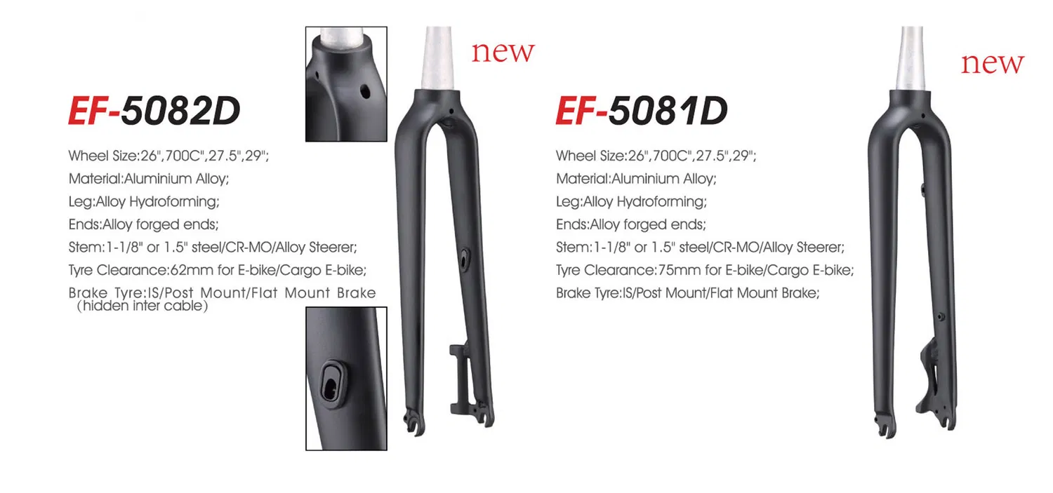 Aluminum MTB Rigid Fork 26/27.5er Mountain Bike Bicycle Fork